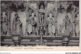 ACJP7-01-0611 - BOURG - Eglise De Brou - Dessus Du Portail Principal  - Brou - Kirche