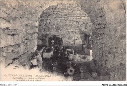 AEBP3-02-0198 - CHATEAU-THIERRY - Ancienne Poudrière - Sarcophage Et Anciens Canons Retrouvé Sur Le Château  - Chateau Thierry