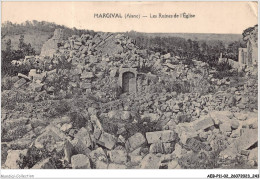 AEBP11-02-1118 - MARGIVAL - Les Ruines De L'Eglise  - Sonstige & Ohne Zuordnung