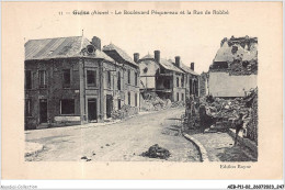 AEBP11-02-1120 - Guise - Le Boulevard Péquereau Et La Rue De Robbé  - Guise