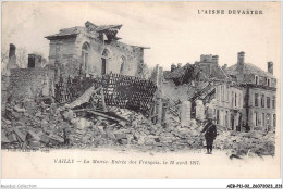 AEBP11-02-1112 - VAILLY - La Mairie - Entrée Des Français Le 18 Avril 1917 - Sonstige & Ohne Zuordnung