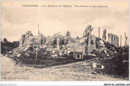 AEBP11-02-1108 - CHAULNES - Les Ruines De L'Eglise  - Sonstige & Ohne Zuordnung