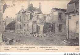 AEBP11-02-1069 - CHOISY-AU-BAC - 1914 - Une Rue Après Le Bombardement  - Sonstige & Ohne Zuordnung