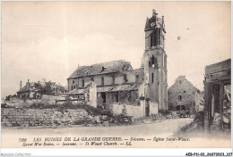 AEBP11-02-1061 - LES RUINES DE LA GRANDE GUERRE - Soissons - Eglise Saint-Waast - Soissons