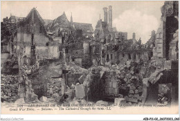 AEBP11-02-1027 - LES RUINES DE LA GRANDE GUERRE - Soissons - La Cathédrale à Travers Les Ruines  - Soissons