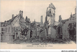 AEBP11-02-1010 - GUERRE DE 1914-1915 - SOISSONS - La Rue Du Pot D'Etain  - Soissons