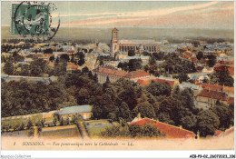 AEBP9-02-0830 - SOISSONS - Vue Panoramique Vers La Cathédrale - LL - Soissons