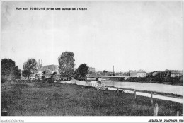 AEBP9-02-0827 - Vue Sur SOISSONS Prise Des Bords De L'Aisne - Soissons