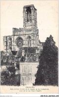 AEBP8-02-0710 - SOISSONS - Les Parties Hautes De La Façade De La Cathédrale - Vues De La Rue Saint-Gaudin  - Soissons