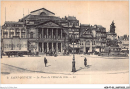 AEBP7-02-0645 - SAINT-QUENTIN - La Place De L'Hôtel De Ville  - Saint Quentin