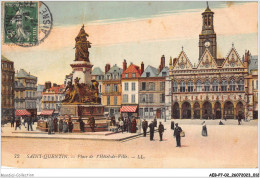 AEBP7-02-0590 - SAINT-QUENTIN - Place De L'Hôtel-de-ville  - Saint Quentin