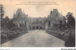 AEBP6-02-0520 - Environs De LAON - Château De Marchais - Vue Générale Bati Au XVIe Siècle Par Le Cardinal De Lorraine - Laon