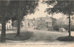 Lamballe * Prise Du Boulevard Antoine Jobert , Vue Sur L'église Notre Dame * Villageois - Lamballe