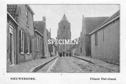 Prent - Eiland Duiveland - Nieuwerkerk  - 8.5x12.5 Cm - Other & Unclassified