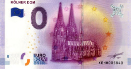 Billet Touristique - 0 Euro - Allemagne - Kölner Dom (2016-1) - Privatentwürfe