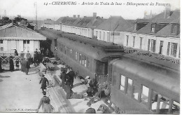 50 - MANCHE - CHERBOURG - ARRIVEE DU TRAIN DE LUXE  CPA NON POSTEE PARFAIT ETAT - Cherbourg