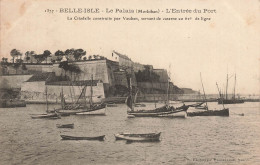 Belle Ile En Mer , Le Palais * 1905 * L'entrée Du Port * éditeur Vassellier N°1377 - Belle Ile En Mer