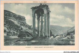 AFAP1-04-0023 - ANNOT - Monument Historique - Autres & Non Classés