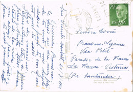 55127. Postal SAN VICENTE MONTALT (Barcelona) 1964. Fechador CALDAS De ESTRACH. Vista Del Estartit - Lettres & Documents