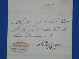 DP2 ETAT SARDE FRANCE  LETTRE  31 DEC.1827 NIZZA  ++AFF. INTERESSANT++ - Sardegna