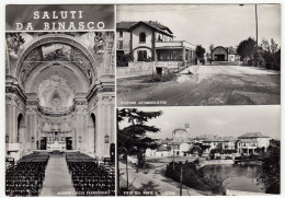 SALUTI DA BINASCO - MILANO - 1953 - VEDUTE - Milano