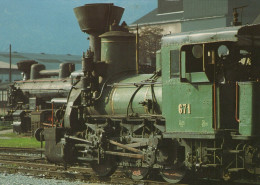 ZUG Schienenverkehr Eisenbahnen Vintage Ansichtskarte Postkarte CPSM #PAA895.A - Trains