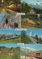 TRENO TRASPORTO FERROVIARIO Vintage Cartolina CPSM #PAA669.A - Eisenbahnen