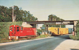 TREN TRANSPORTE Ferroviario Vintage Tarjeta Postal CPSMF #PAA593.A - Trenes