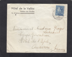 HOTEL DE LA VALLEE, HOTTON SUR OURTHE. - Lettres & Documents