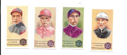 DP87 - CARTES CIGARETTE GALLAHER - JOCKEYS - TOMMY WESTON - CLIFF RICHARDS - CHARLIE SMIRKE - JOSEPH DINES - Equitazione