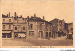 AFRP5-08-0338 - GRANDPRE - La Poste - La Mairie - Other & Unclassified