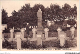 AFRP4-08-0330 - Cimetière National De CHESTRES Près VOUZIERS - Monument Tchécoslovaque - Vouziers