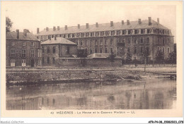 AFRP4-08-0287 - MEZIERES - La Meuse Et La Caserne Merbion  - Charleville