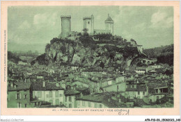 AFRP10-09-0962 - FOIX - Rocher Et Château - Vue Générale - Foix