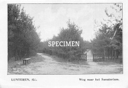 Prent - Weg Naar Het Sanatorium - Lunteren  - 8.5x12.5 Cm - Andere & Zonder Classificatie