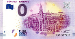 Billet Touristique - 0 Euro - Allemagne - München - Rathaus (2018-1) - Private Proofs / Unofficial
