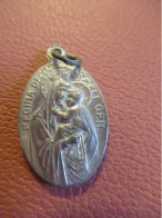 Médaille Religieuse Ancienne/ Coeur Du ChristI/ Vierge à L'Enfant/Regina Decor Carmeli  O.P.N./ Fin- XXème    MDR41 - Godsdienst & Esoterisme