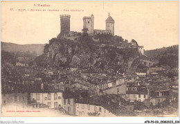 AFRP9-09-0821 - L'ariège - FOIX - Rocher Et Château - Vue Générale - Foix