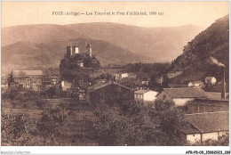 AFRP8-09-0747 - FOIX - Ariège - Les Tours Et Le Prat D'albis - Foix