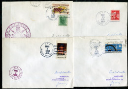 USA Schiffspost, Navire, Paquebot, Ship Letter, USS Sierra, Sabine, Mauna Kea, Pawcatock - Marcofilia