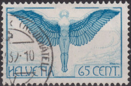 1936 Flugpost Schweiz ⵙ Zum:CH F10z, Mi:CH 189z,Yt:CH PA10, Ikarus - Oblitérés