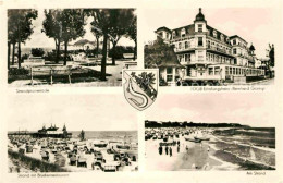 72634215 Ahlbeck Ostseebad Strandpromenade Brueckenrestaurant Strand Erholungshe - Autres & Non Classés