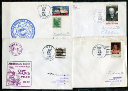 USA Schiffspost, Navire, Paquebot, Ship Letter, USS Sandoval, Monrovia, Chipola, Taluga - Postal History