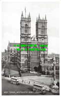 R515887 London. West Towers. Westminster Abbey. Valentine. Silveresque - Andere & Zonder Classificatie
