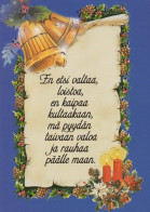 Feliz Año Navidad CAMPANA Vintage Tarjeta Postal CPSM #PAV153.A - Nouvel An
