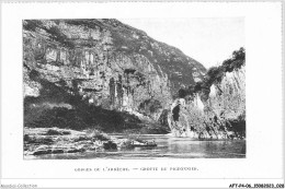 AFTP4-07-0336 - Gorges De L'ardeche - Grotte Du Pigeonnier - Sonstige & Ohne Zuordnung