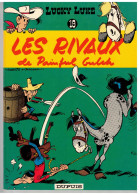 LUCKY LUKE   Les Rivaux De Painful Gulch  N° 19  Réédition 1978 - Lucky Luke