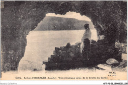 AFTP2-07-0180 - Le Lac D'issarlès - Vue Artistique Prise De La Grotte Du Garde - Largentiere
