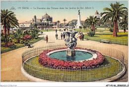AFTP2-06-0101 - NICE - La Fontaine Des Tritons Dans Les Jardins Du Roi Albert - Parchi E Giardini