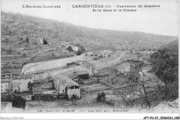 AFTP11-07-1037 - LARGENTIERE - Panorama Du Quartier De La Gare Et Le Viaduc - Largentiere